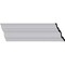 Ekena Millwork 3 7/8"H x 3 7/8"P x 5 1/2"F x 94 1/2"L Dublin Traditional Smooth Crown Moulding MLD03X03X05DU - alternate 1